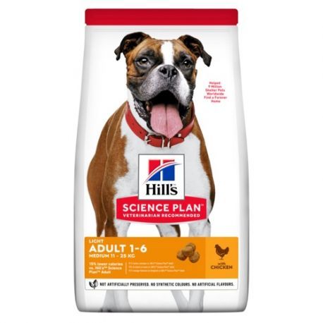 Hill's Science Plan Canine Medium Adult Light - Trockenfutter für Hunde