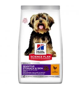 Hill's Science Plan Canine Adult Sensitive Stomach & Skin Small & Mini - Trockenfutter für Hunde