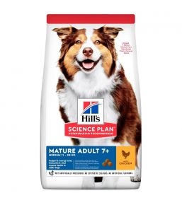 Hill's Science Plan Canine Mature Adult 7+ Medium Chicken - Trockenfutter für Hunde