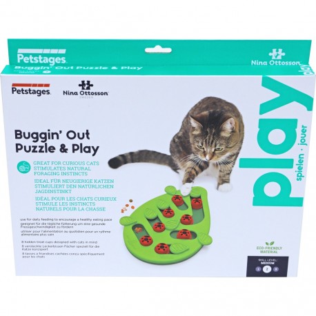 Buggin' Out Puzzle & Play - Intelligenzspiel für Katzen - Nina Ottosson