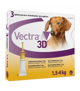 Vectra 3D Spot On Hund - gegen FlÃ¶he und Zecken