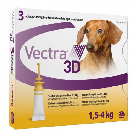 Vectra 3D Spot On Hund - gegen FlÃ¶he und Zecken