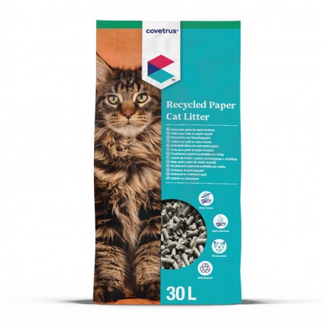 Covetrus Katzenstreu aus Recyclingpapier 30 L